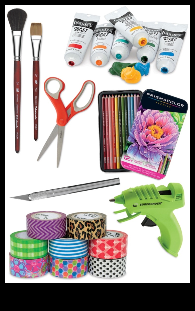 Ο οδηγός σας για τα βασικά προμήθεια χειροτεχνίας DIY 2 Βασικά στοιχεία χειροτεχνίας DIY: Mastering Basic Techniques for Success