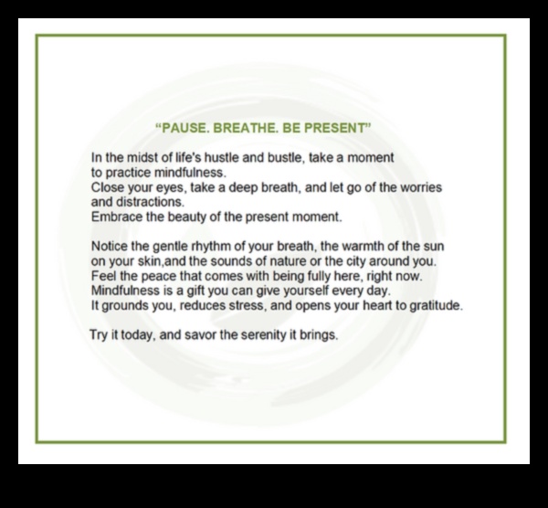 The Present Pause: A Breath in the Midst of Life's Hustle