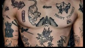 Μεταφορική μελάνη: Χρονικά δημιουργημένα σε συμβολική τέχνη σώματος