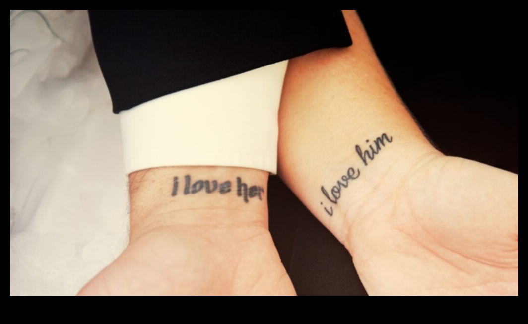 Συμβολικοί δεσμοί: Τατουάζ ζευγαριού που γιορτάζουν την άθραυστη ουσία της αγάπης